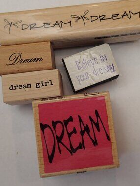 Dream / Believe Stamper Set of 5